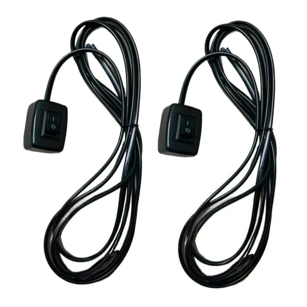 Interruttore universale per auto Tipo pasta Interruttore a levetta Mini pulsante con cavo 50 cm-200 cm DC 12 V 24 V per luci fendinebbia Luci al neon