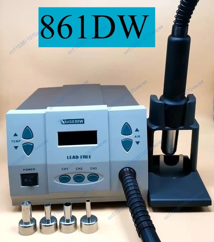 861DW pistola termica display stoccaggio dormiente ciclone conversione vento diretta