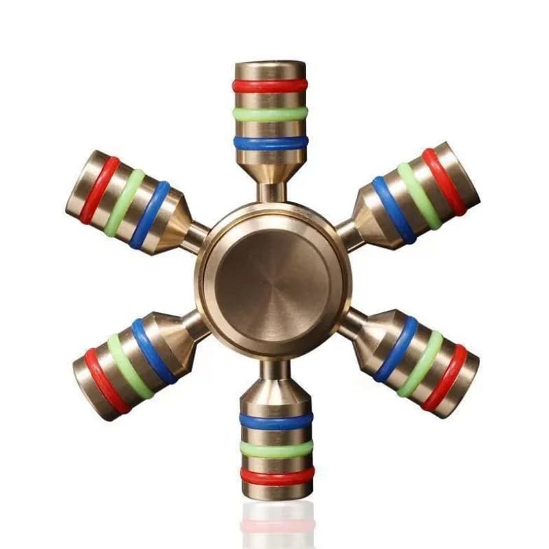 Alleviare lo stress Giocattolo Fidget Spinner Trottola Punta Giroscopio EDC Metallo Antistress Decompressione Per Bambini Adulti
