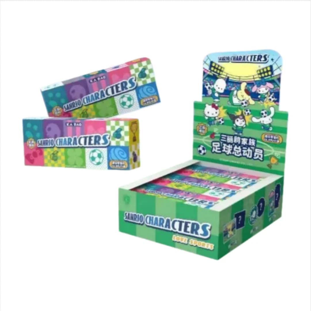 KABAO Sanrio Family Football League Card Blind Box Kuromi Cinnamoroll Hello Kitty Premium Collectible Gift Mystery Box