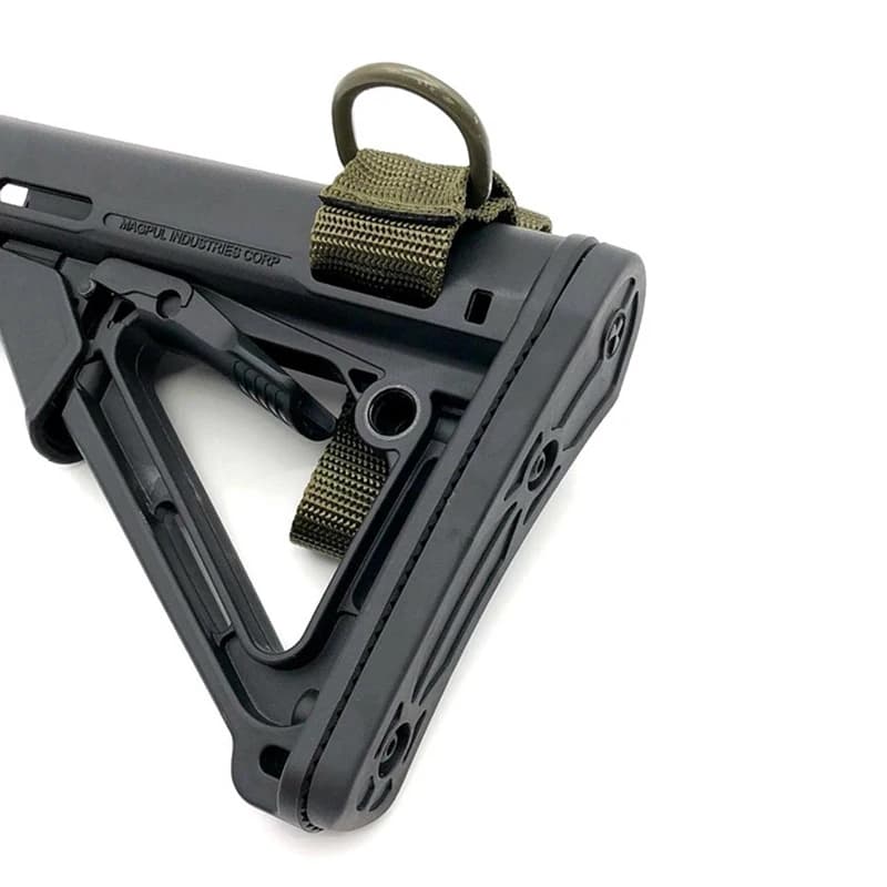 Militare Airsoft Tactical ButtStock Sling Adapter Rifle Stock Gun Strap Gun Rope reggette cintura accessori per la caccia