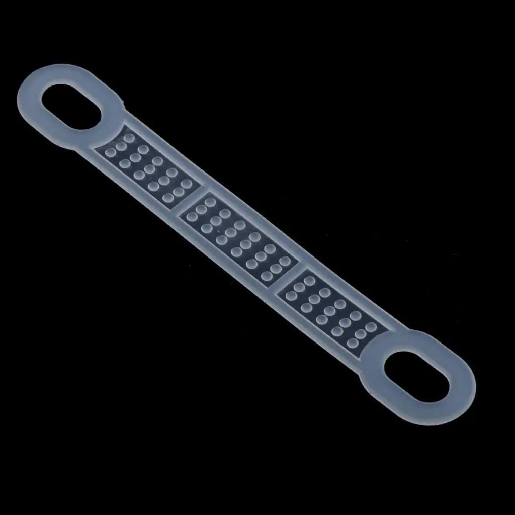 Rubber Hanger Grips Clear Silicone Non Slip Strips Self Adhesive for Clothes Hanger Upgrade Closet Organizer