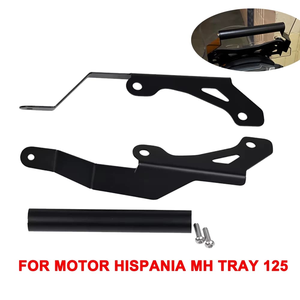For Motor Hispania MH Tray 125 Tray125 Accessories Motorcycle SMART Phone Holder Stand Support GPS Navigation Plate Bracket