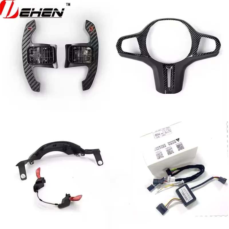 Copertura del volante in fibra di carbonio, per modelli BMW X3M X4M X5M come G20 G30 G32 G12 G14 G15 G01 G02 G80 G82 G87 F90 F95