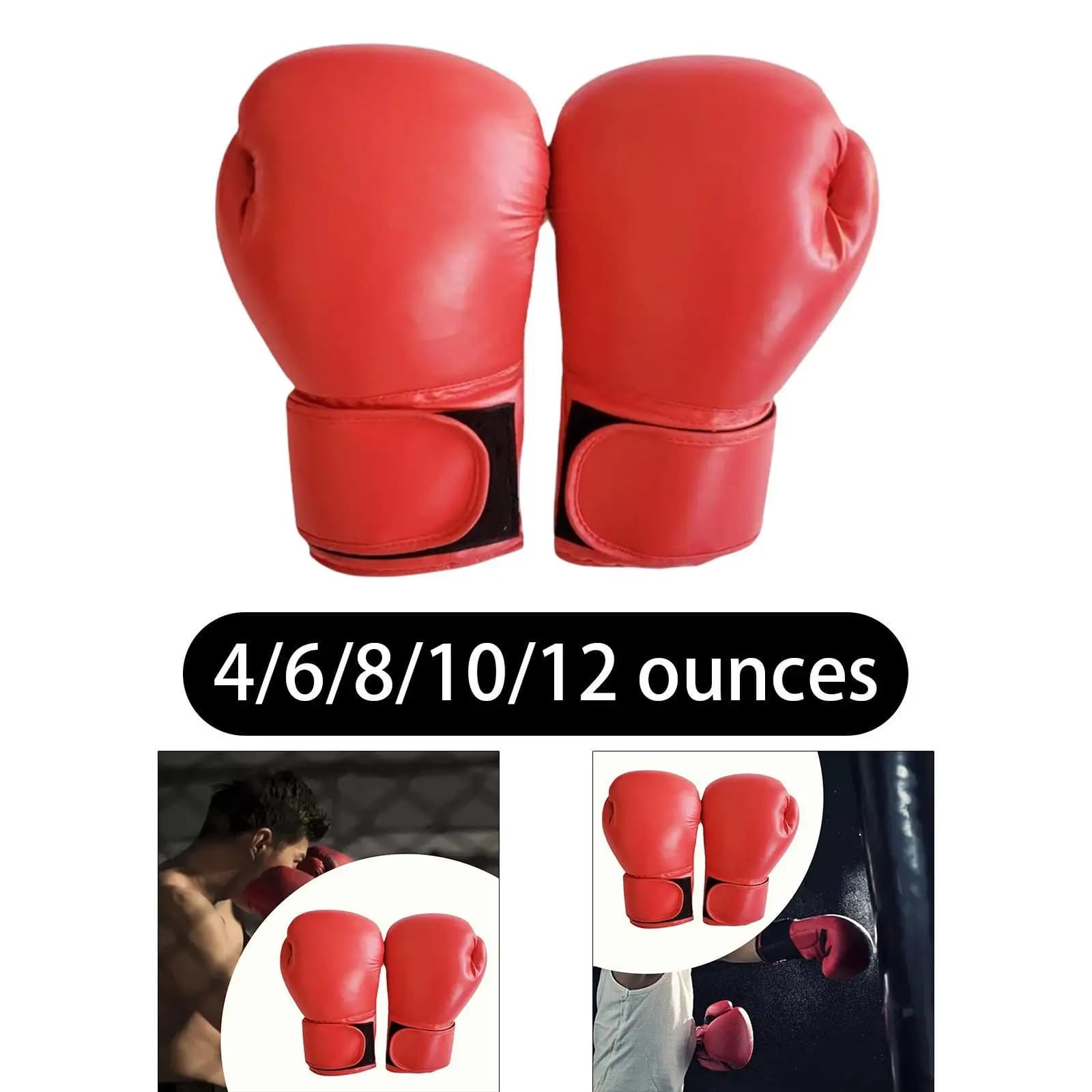 Breathable boxing gloves for fitness and gym training sessions at home
