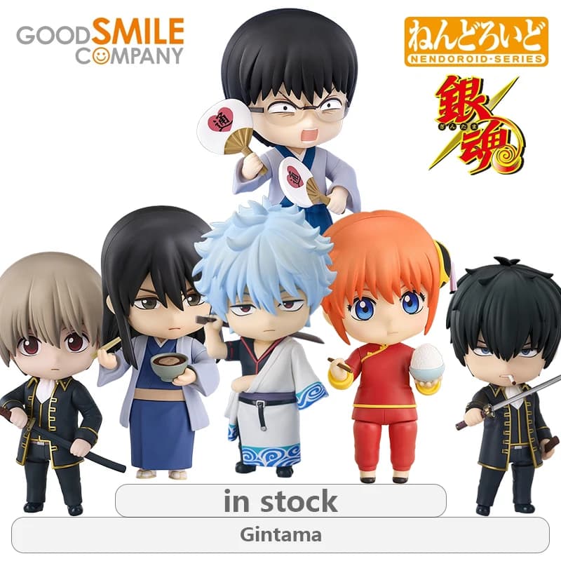 GSC Originale NENDOROID Gintama Serie 2420 Sakata Gintoki \ 2462 Divina Musica Anime Action Figure Modello Giocattoli Regali Per Ragazzi