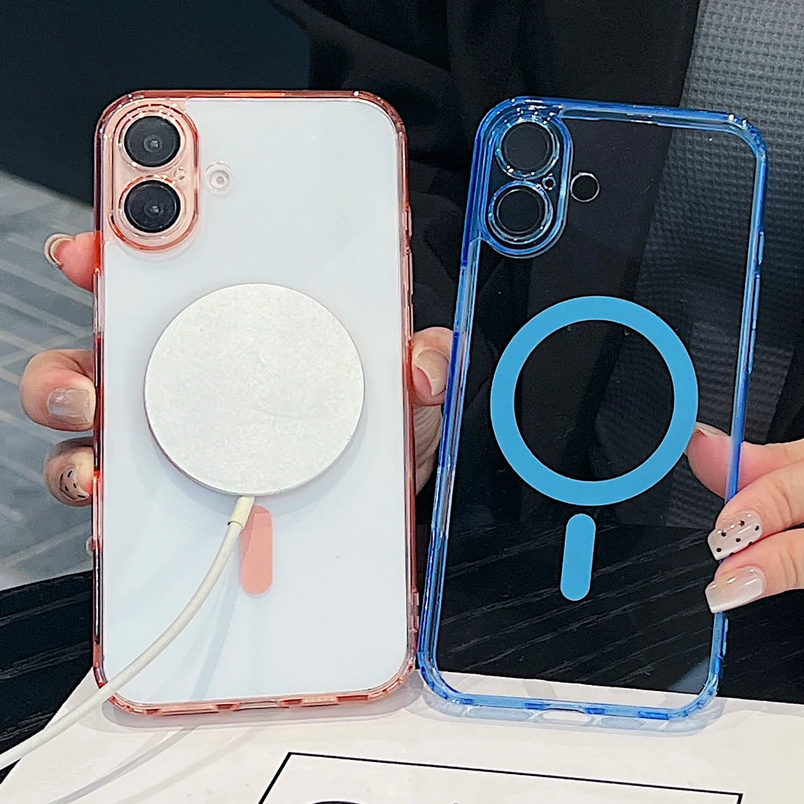 Full Coverage Camera Len Protector For iPhone 17 Pro Max Case Transparent Magnetic Cover For iPhone 16 15 14 13 12 11 Phone Case