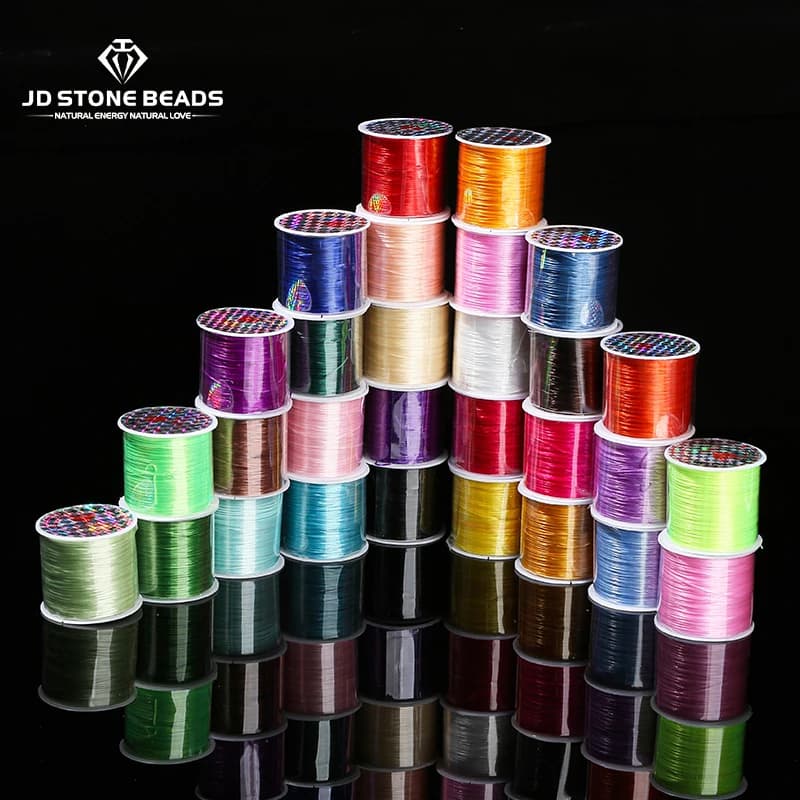 10 M/Rotole 0.7mm Stretch Jewelry Wire Elastic Beads String Crystal Line Wire for Making Jewelry Bracelets FAI Beads