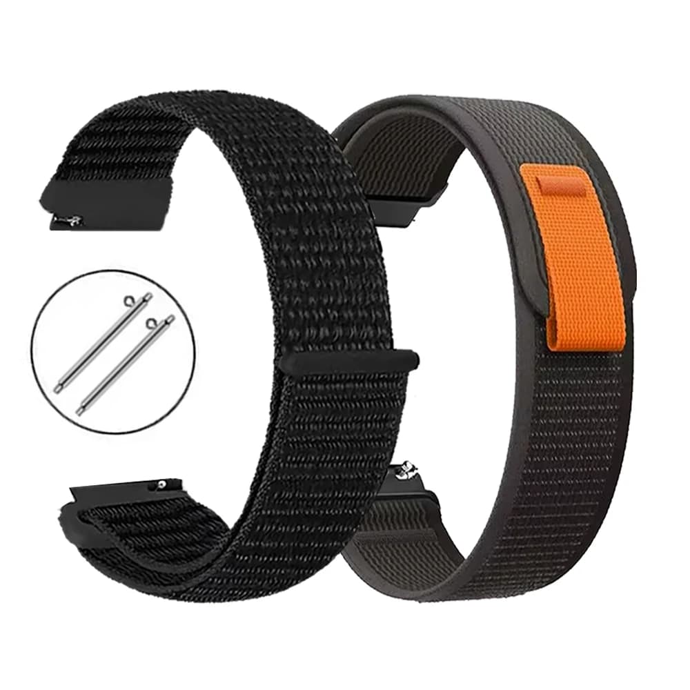 Cinturino in nylon intrecciato da 20/22mm per Garmin Forerunner 570 255 645 165 265, braccialetto traspirante per Venu Sq 2 3 4/D2 Air X15