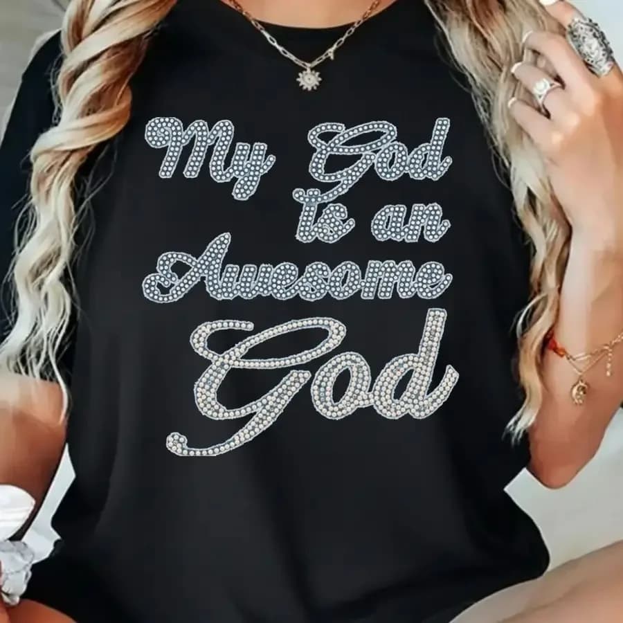 T-shirt da donna in tessuto puro con stampa creativa, in tessuto morbido, casual, comoda, facile da abbinare e adatta a tutte le stagioni