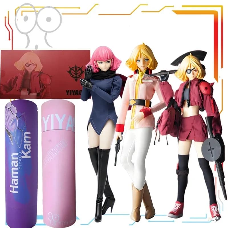 Brand New Spot Goods Yiya Modello Gioca Originale 1/6 Serie Mobile Haman Karn Anime Action Figure Modello Giocattoli Modello Regali per I Ragazzi