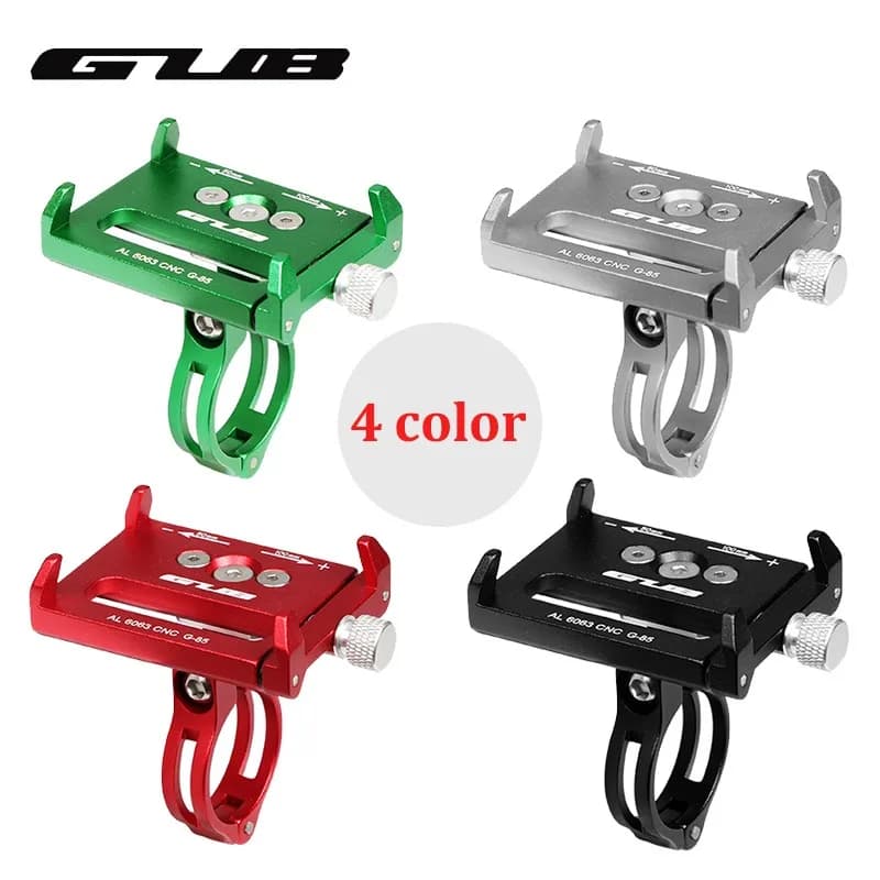 GUB Bike Supporto per telefono cellulare G85 Staffa di montaggio Smartphone Bicicletta MTB in metallo stretto in alluminio per Samsung Huawei Xiaomi Iphone