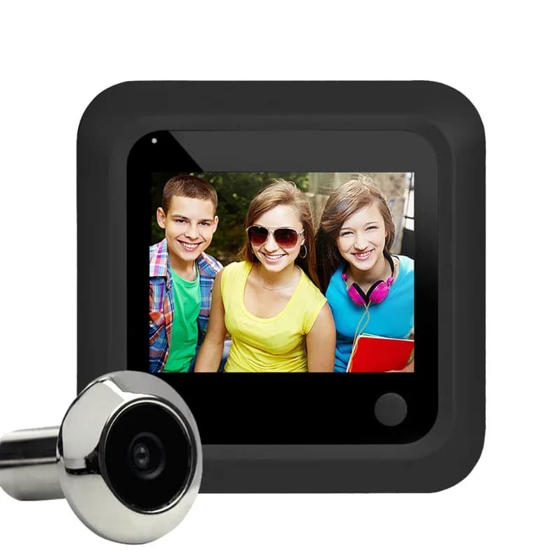 Videocitofono da 2,4 Pollici con 300.000 Pixel, Spioncino Digitale, Telecamera Esterna Smart per Casa, Monitor Visivo per Porta