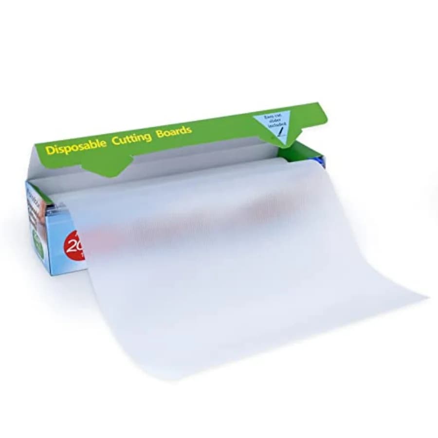 Tagliere in Plastica Monouso Grande per Cucina, Campeggio, Barbecue, Camper, Viaggi, Completamente Sicuro per Alimenti