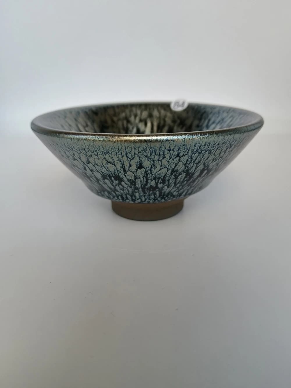 Jianzhan Flower Bloom Tenmoku Tazza da tè Smalto di argilla naturale tempestato nel forno sotto i 1300 gradi di Celcio Ciotola da tè in porcellana