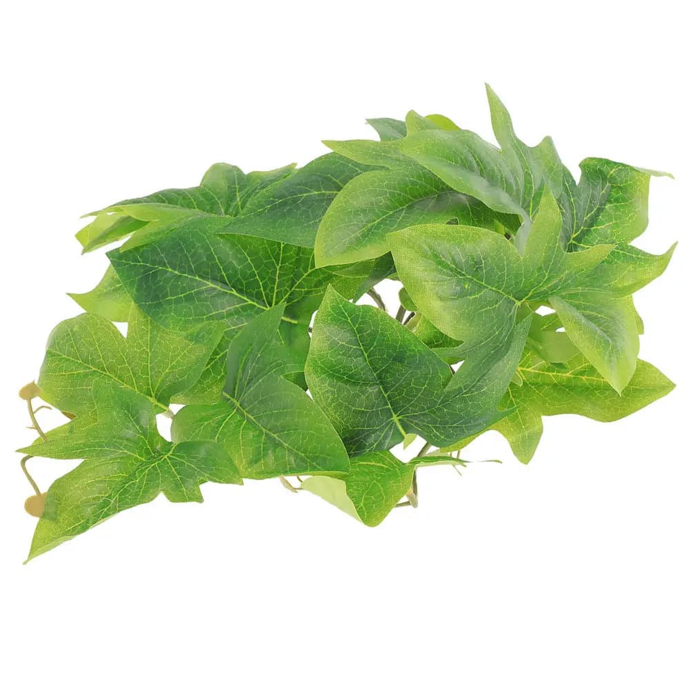 Pianta Artificiale Pendente per Terrario, Decorazione per Rettili, Nascondiglio per Lucertole, Piante da Interno per Rettili