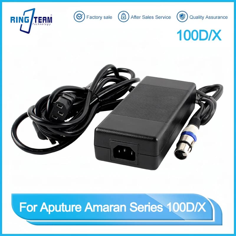 48V2A Power Adapter for LED Filling Light Aputure /amaran 100 d/100x Professional Photo Light