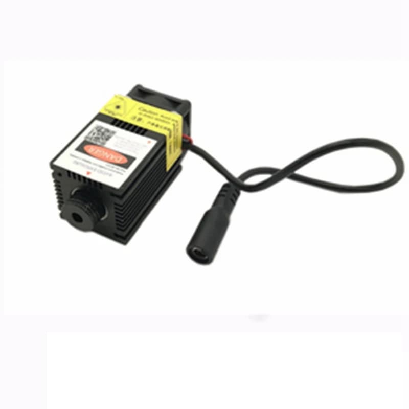 High Power 500mw 405nm Blue-violet Laser Module In DC 2.1 Connector For Engraving and Cutting With 12V Adapter