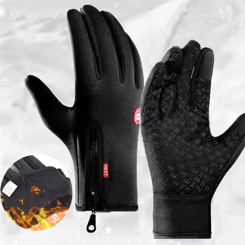Guanti invernali antivento da uomo e da donna Isolamento touch screen Guanti da ciclismo per motociclisti e resistenti al freddo
