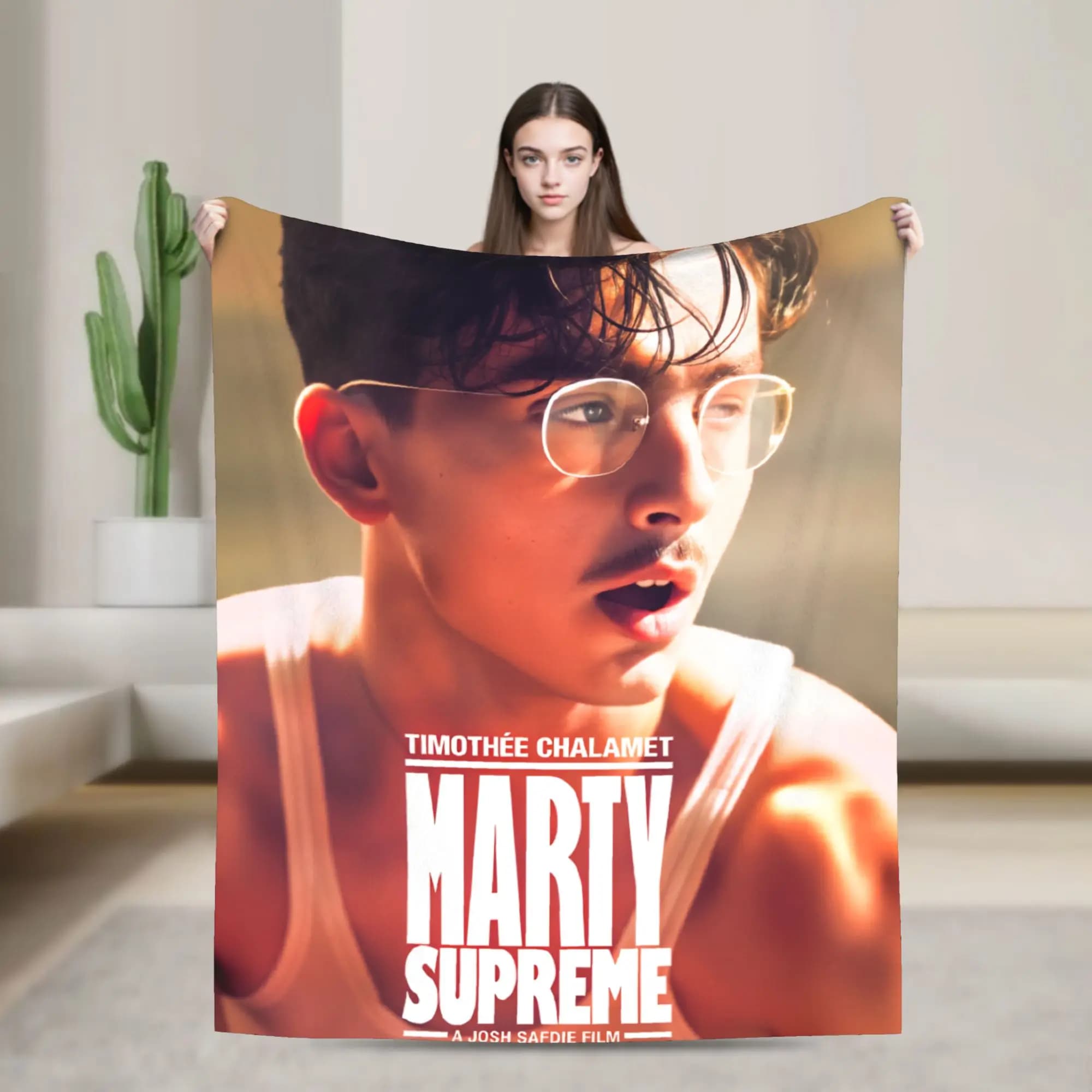 Marty Supreme Timothee Chalamet Plush Blanket Girls Boys Flannel Throw Blanket For Outdoor Soft Custom Quality Bedspread