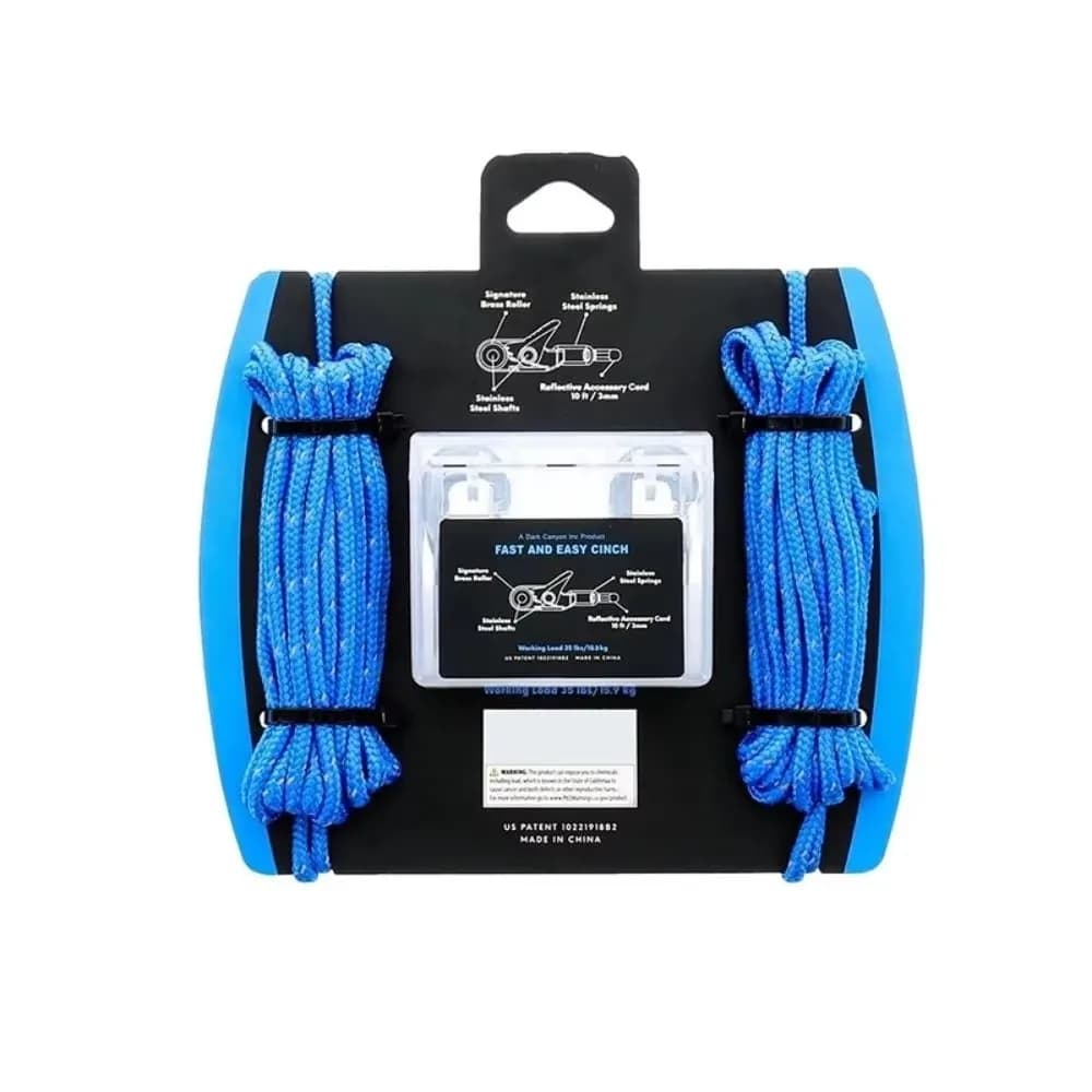Nuovo Tenditore a Rullo Senza Nodi per Corde, Facile Utilizzo, Strumento di Bloccaggio e Fissaggio, Tiracavi Resistente per Nautica