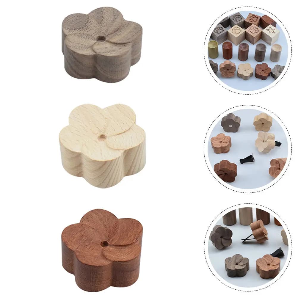 3Pcs Essential Oil Diffuser Wood Natural Aroma Diffuser Portable Home Office Car Aromatherapy Wood Decor Air Freshener