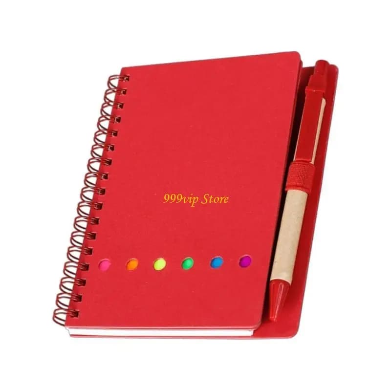 C90C 3pcs taccuino foderato con note appiccicose indice indice marcatore per scuola