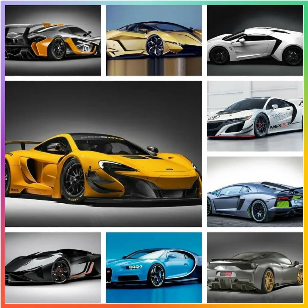 Il Kit per auto di lusso offre Puzzle completo Art Stitch Mosaic Diamond Painting 5d nuova collezione 30x40 regalo artigianale per adulti