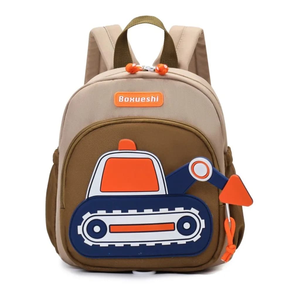 Nuovi bambini Imbracatura Guinzaglio per bambini Zaino Anti smarrimento Collegamento da polso Escavatore Design Borse da scuola Mini zaino