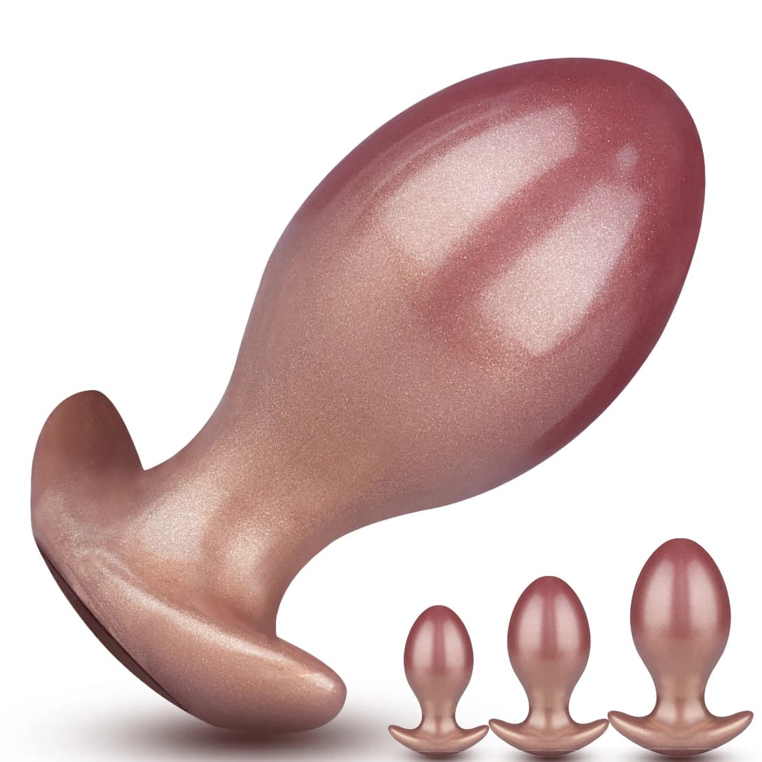 Large Egg-Shaped Anal Plug Beads Balls Butt Plug Prostate Massage Anus Dilator Sex Toys For Men Woman Anal Ball Adult Products