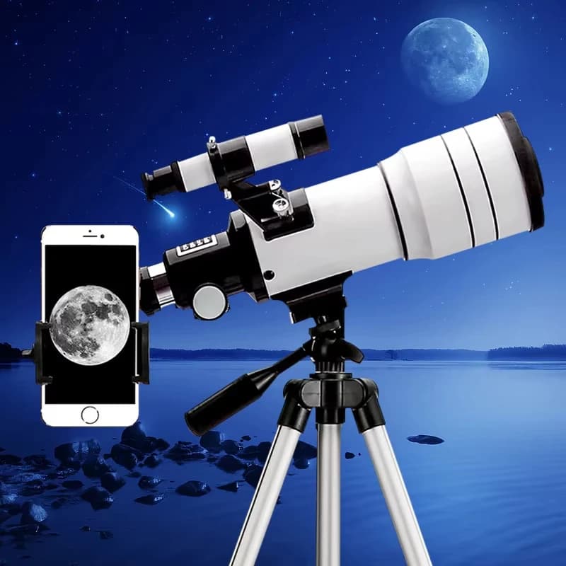 Professional HD Telescope F30070 with High Magnification Bak4 Prism For Moon Watching Stargazing Bird Watching