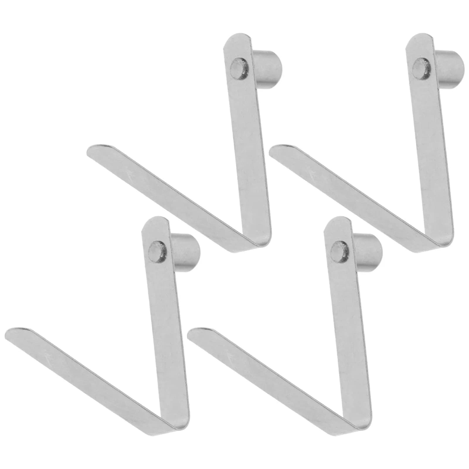 6 Pezzi Clip a Molla Telescopiche a V per Tubi, Clip per Pali da Tenda, Clip a Scatto per Pagaie da Kayak, Clip per Barche, Accessori per Campeggio Outdoor