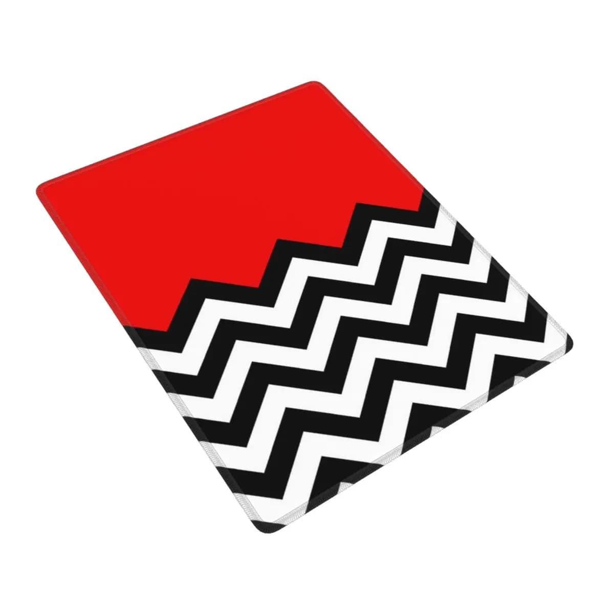 Tappetino per mouse con motivo Twin Peaks - Black Lodge, tappetino per PC, laptop, tastiera, tappetino per scrivania da gioco, 7x9 pollici, 22x18 cm