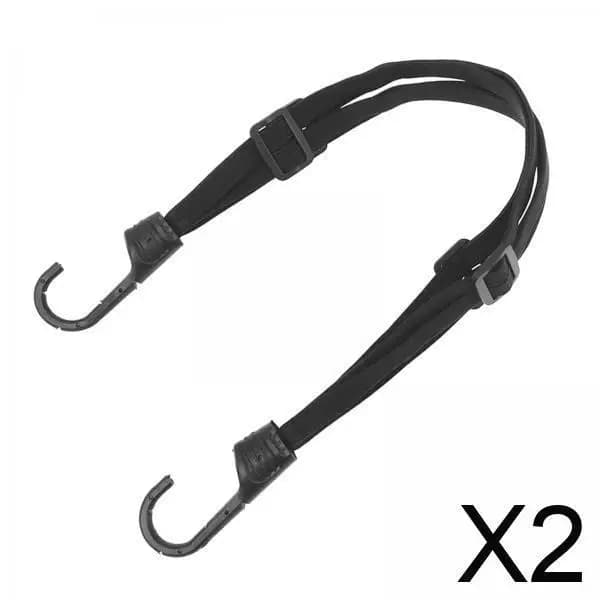 Retractable Elastic Bag Corda Double Hooks Bike helmet accessory to store bike load