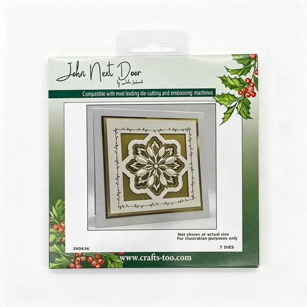 Snowflake Frame and Border Metal Cutting Dies For DIY Scrapbooking Photo Cutting Die Paper Cards Embossing Decorative Craft New
