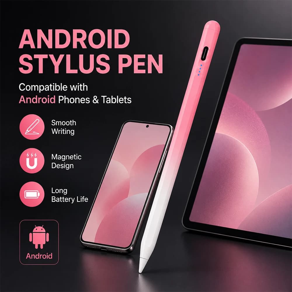 New Model Android Stylus Pen Magnetic Design Touch Screen Pencil Long Standby Fine Tip For Xiaomi Huawei Samsung Student Drawing
