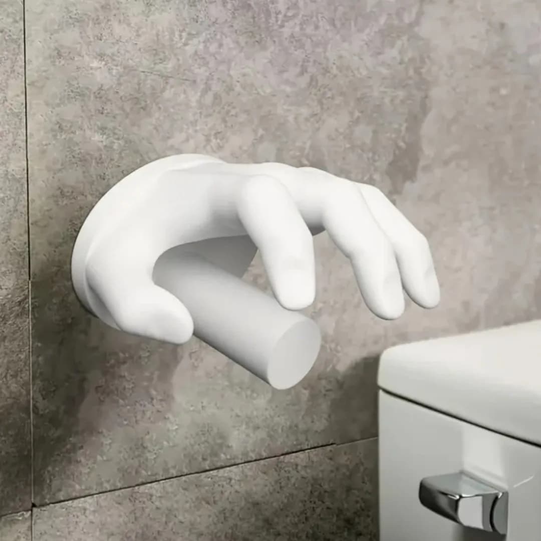 1PC scatola di carta igienica gotica stile mano strega nera decorazione creativa del bagno di casa artigianale porta asciugamani di carta dal design unico