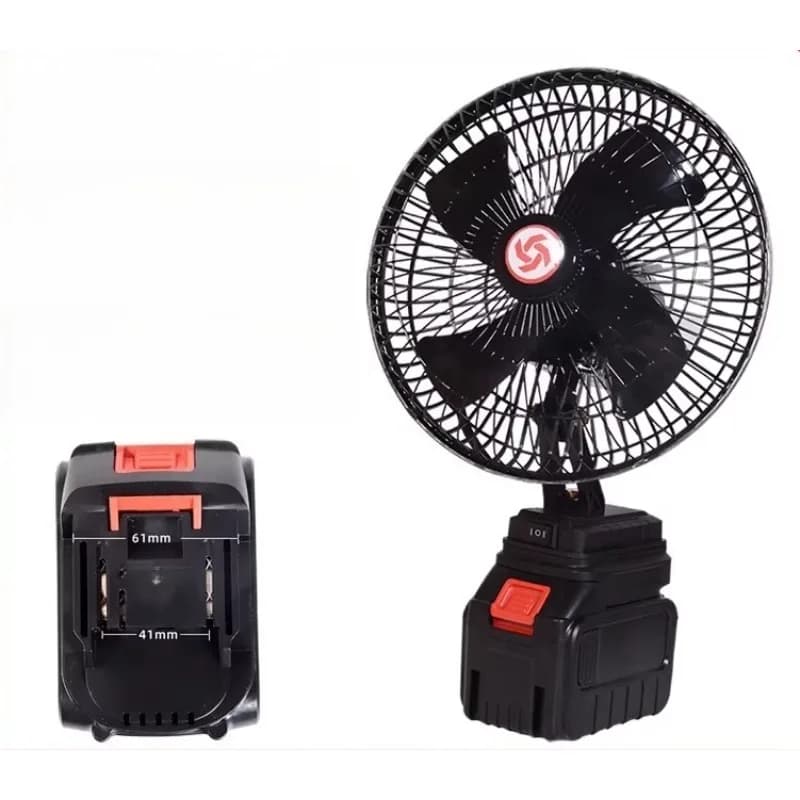 Ventilatore Ricaricabile Wireless a Batteria al Litio di Lunga Durata per Casa, Esterni, Pesca, Portatile, per Studenti, Dormitorio, Piccolo Ventilatore Elettrico