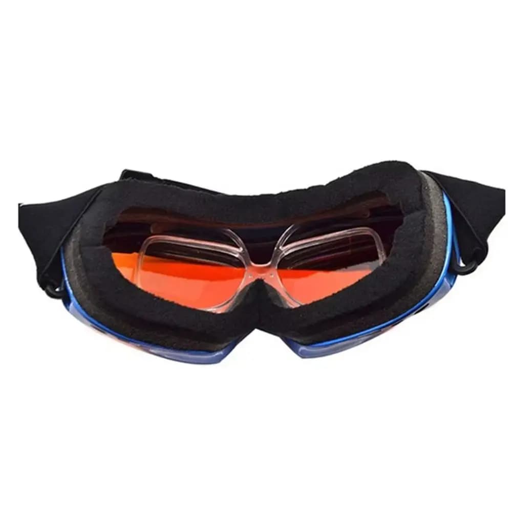 Occhiali da Sci Trasparenti Portatili con Clip a Farfalla, Adattatore Ottico per Montature da Miopia, Flessibili e Resistenti