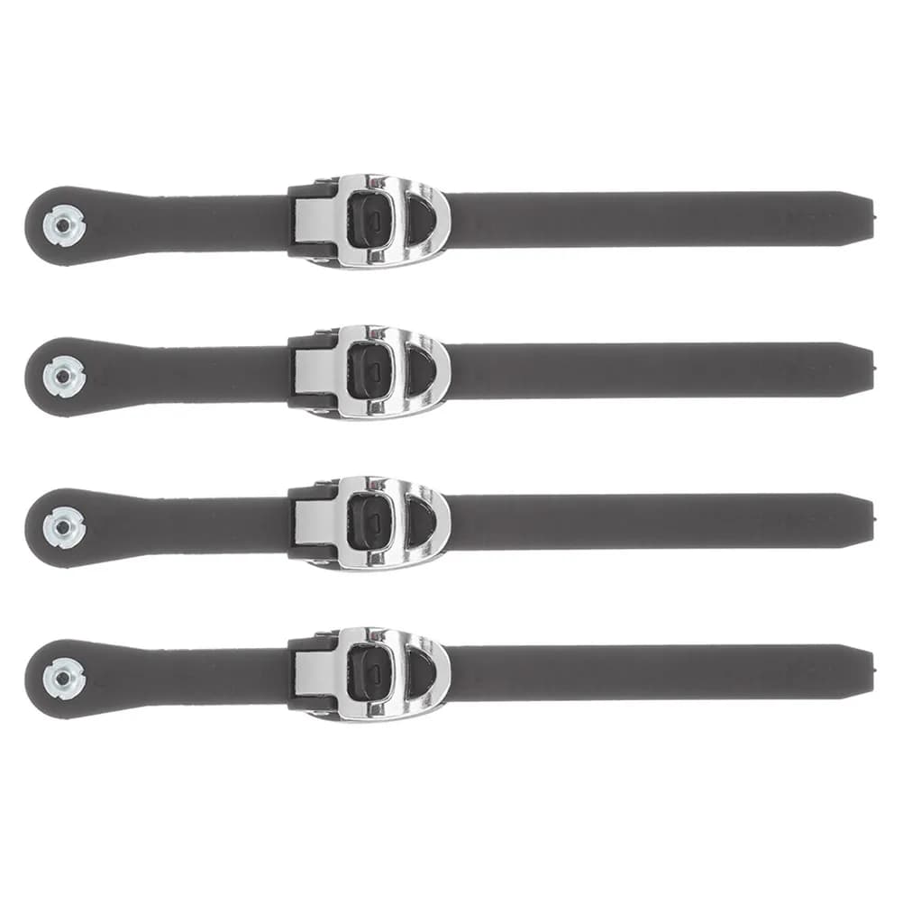 4 Pezzi Fibbie Universali di Ricambio per Pattini a Rotelle, Cinghie Regolabili, Accessori di Fissaggio per Pattini in Linea e Quad