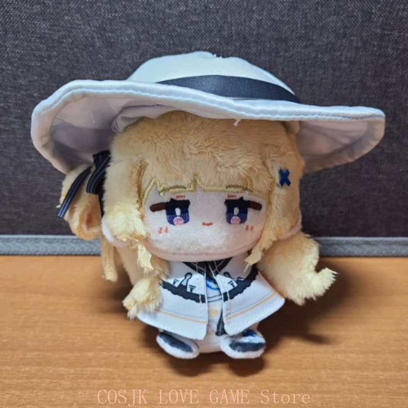 Wuthering Waves ROCCIA Phoebe Cartethyia Cantarella Anime Game Simpatico Portachiavi Bambola Piccola in Peluche con Postura Seduta 12cm