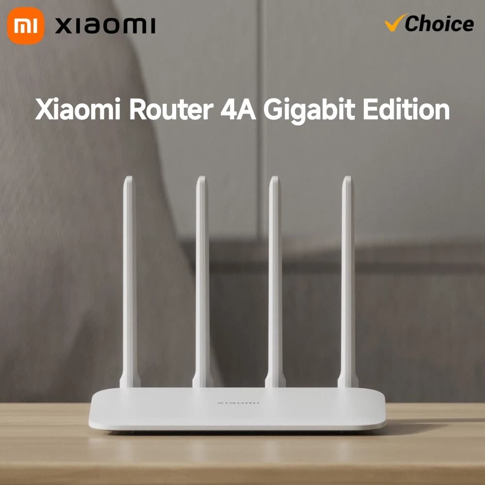 Router Gigabit Xiaomi 4A AC1200 2.4GHz 5GHz WiFi 1167Mbps Ripetitore 128MB DDR3 4 Antenne ad Alto Guadagno Estensore di Rete