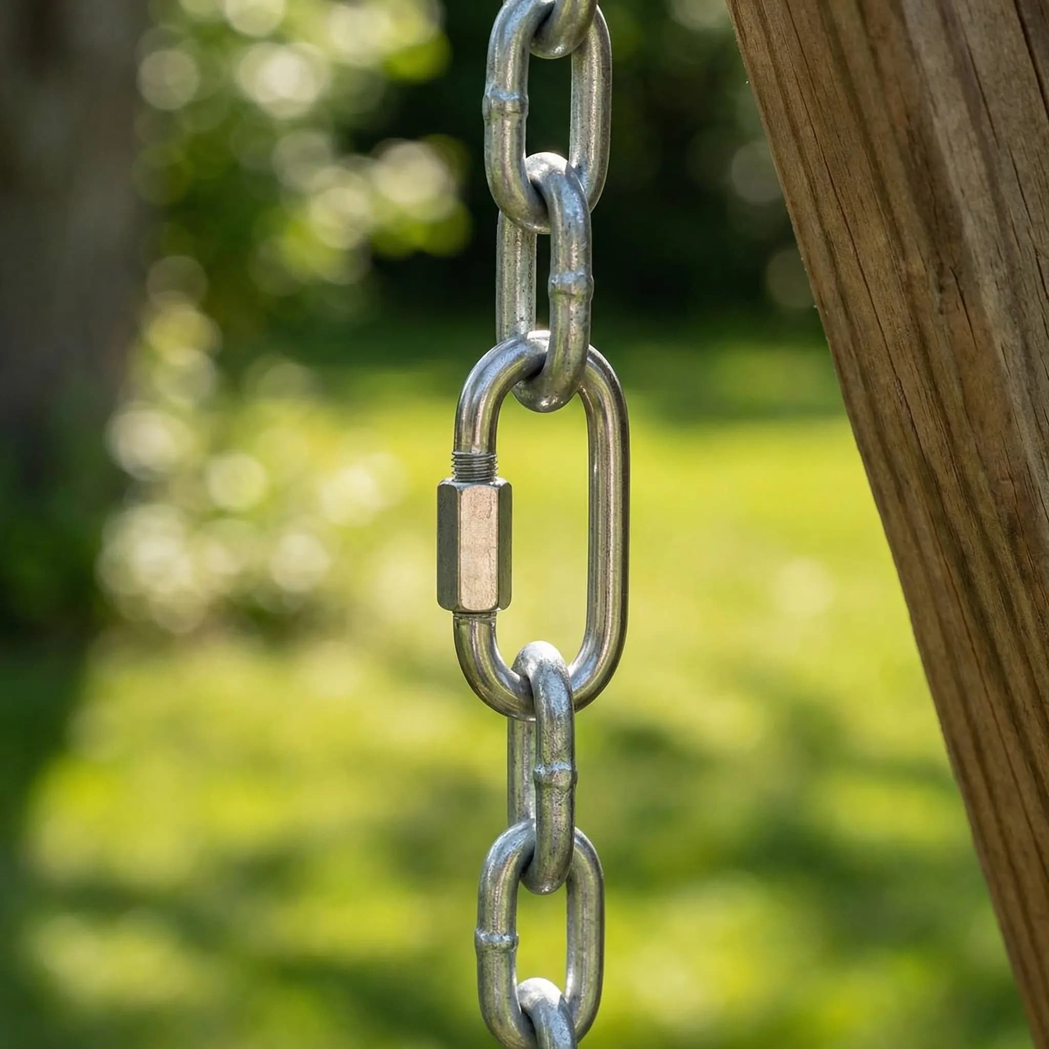 20Pcs Chain Link Connector Heavy Duty Locking Carabiner Clasp Quick Link for Ropes Hammock Anchor Marine Repair
