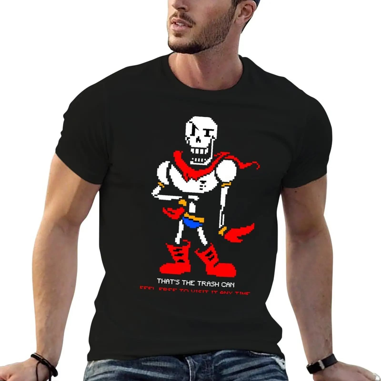 Papyrus - That's The Trash Can T-shirt magliette stampate per uomo magliette divertenti T-shirt da uomo