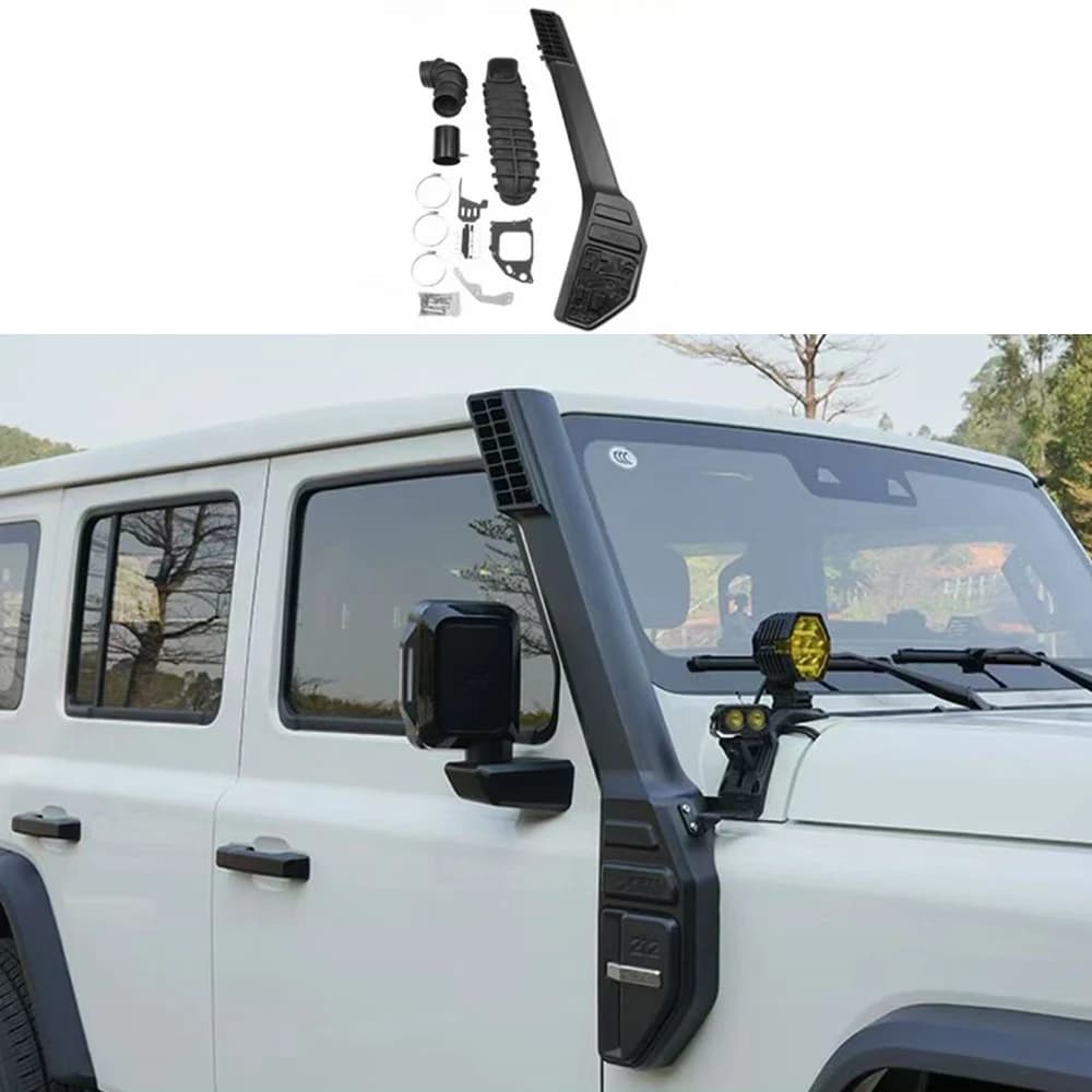Snorkel Black ABS Off Road Car Parts for BAIC 212 T01 2024 2025 2026 Auto Air Intake Snorkel Modified Body Kit Accessories