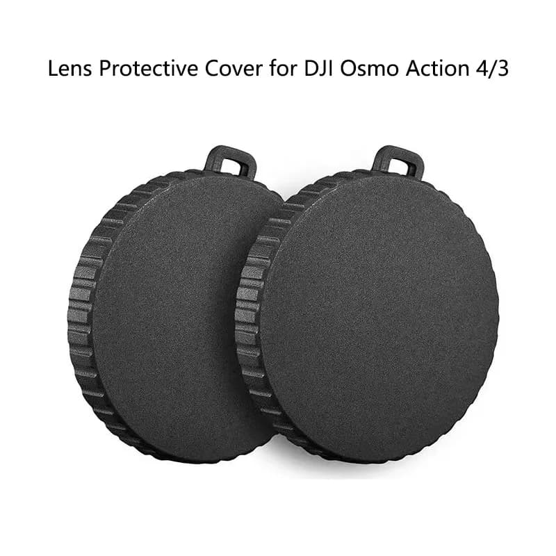 Copertura protettiva per obiettivo per DJI Osmo Action 4/3 Accessori per fotocamera Tappo protettivo per obiettivo antipolvere in silicone antiscivolo