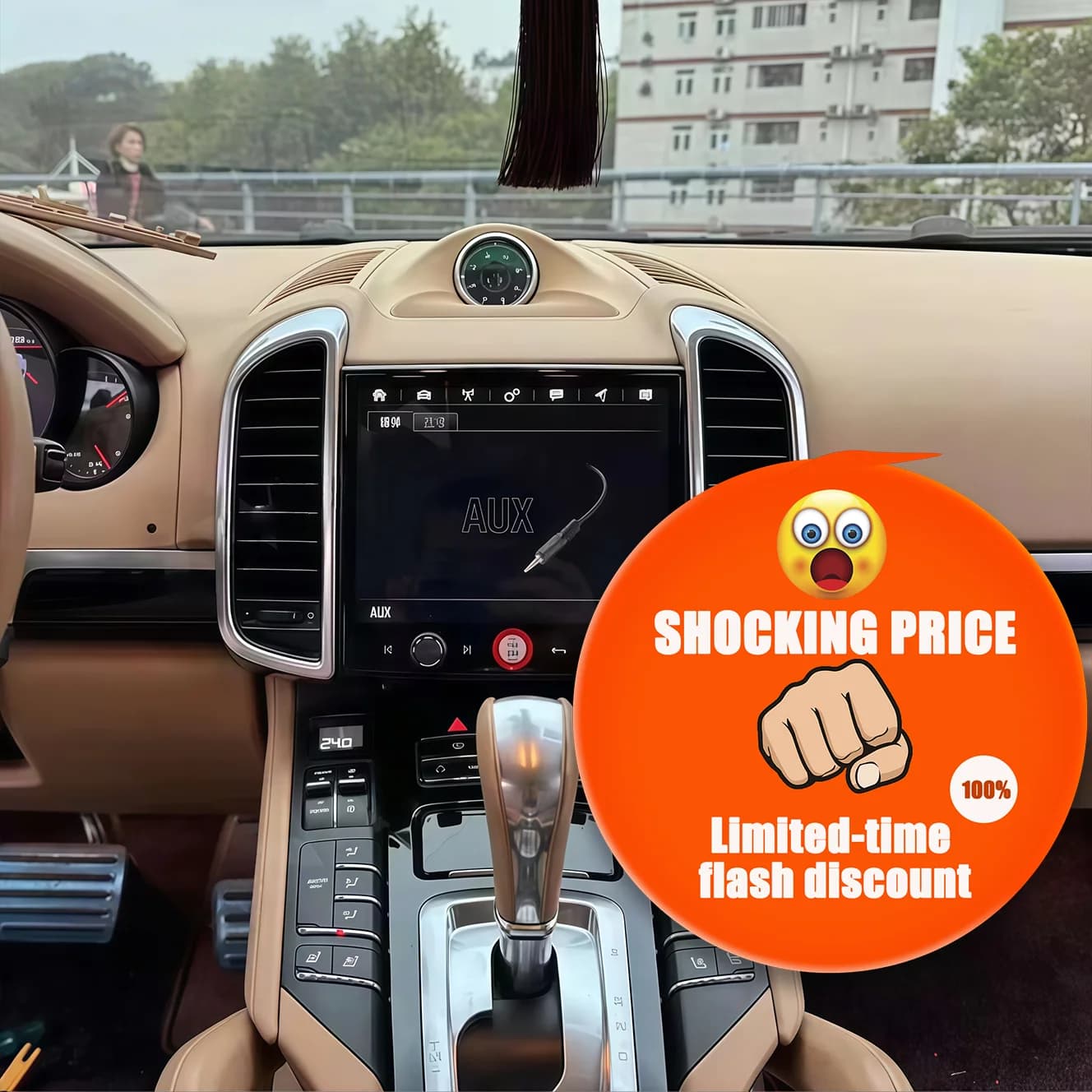 DSP 8G 128G Android13 Auto radio Per Porsche Cayenne 2011-2016 Autoradio 1 Lettore Multimediale di Navigazione GPS Stereo Bluetooth DVD