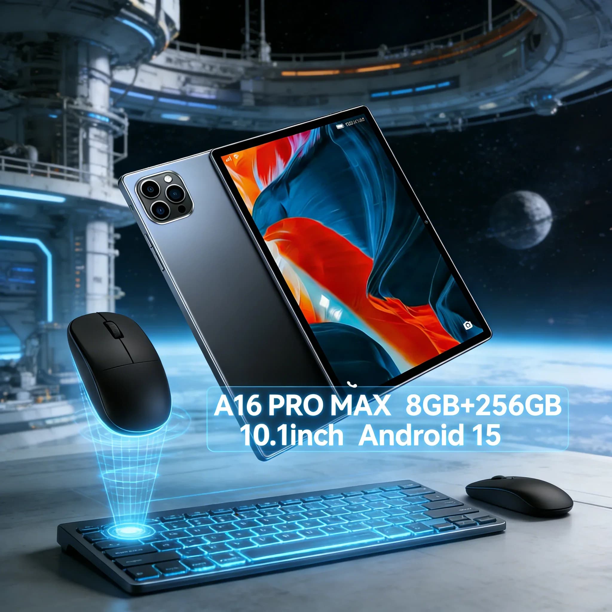 Android Tablet 15 16 Pro Max Global Version, 8GB 256GB, Large Battery, Intelligent Tablet for Children and Adults