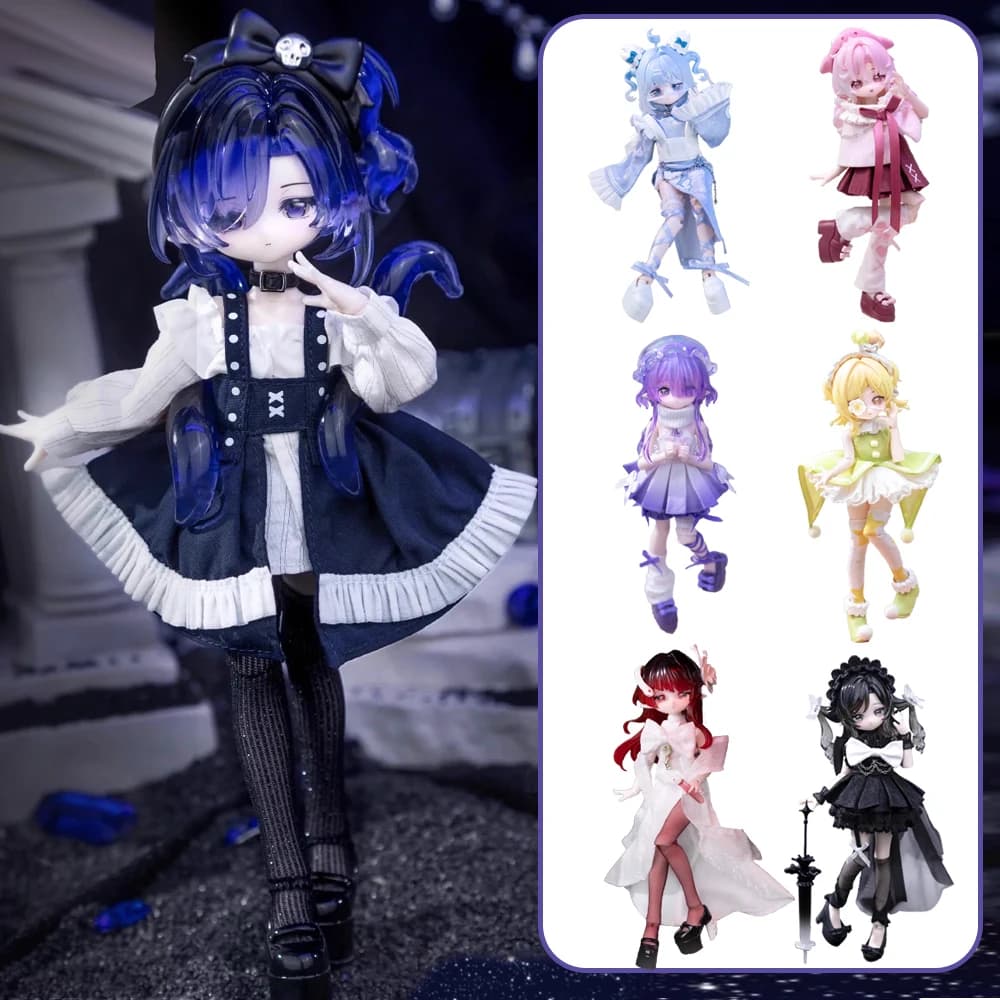 Ocean Gen Series Action Figure Lucky Blind Box Giunto mobile Cambia vestiti Bambola Ornamento alla moda Giocattoli misteriosi Regalo del festival