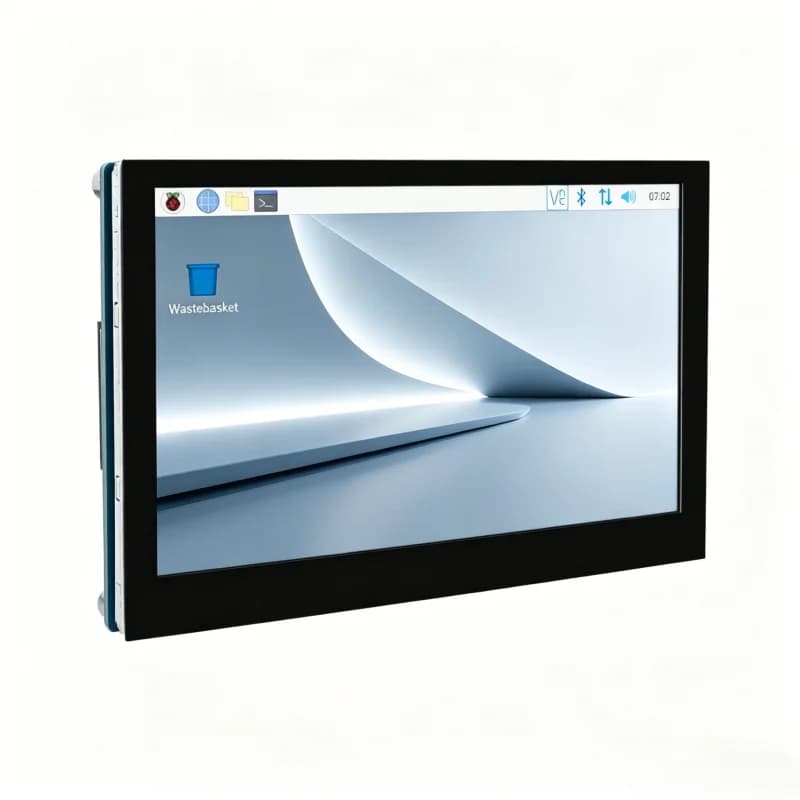 Display LCD Touch Capacitivo con Interfaccia IMIPI DSI per Raspberry Pi 4.3/5/7 Pollici, Pi5/5B IPS Alta Definizione 800 * 480 con Supporto